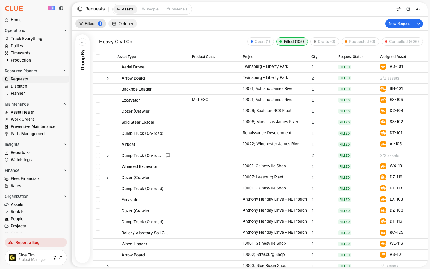 Dispatch Planning