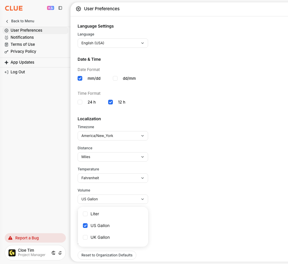 Admin & Settings