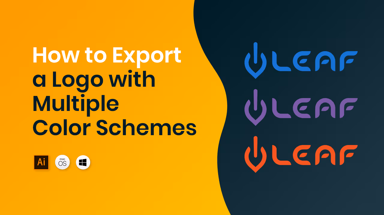 Export logos with shape overlap tutorial preview