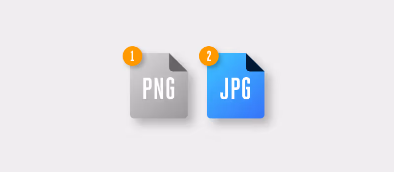 PNG and JPG files