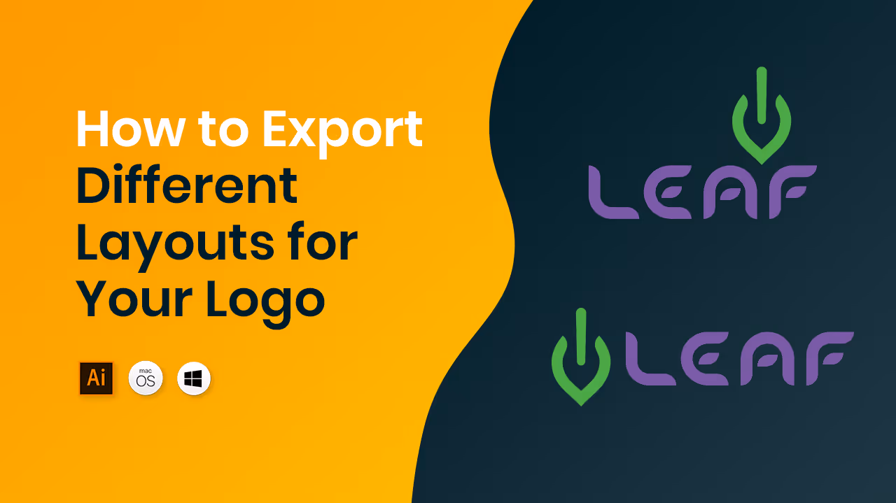 Export logos with shape overlap tutorial preview