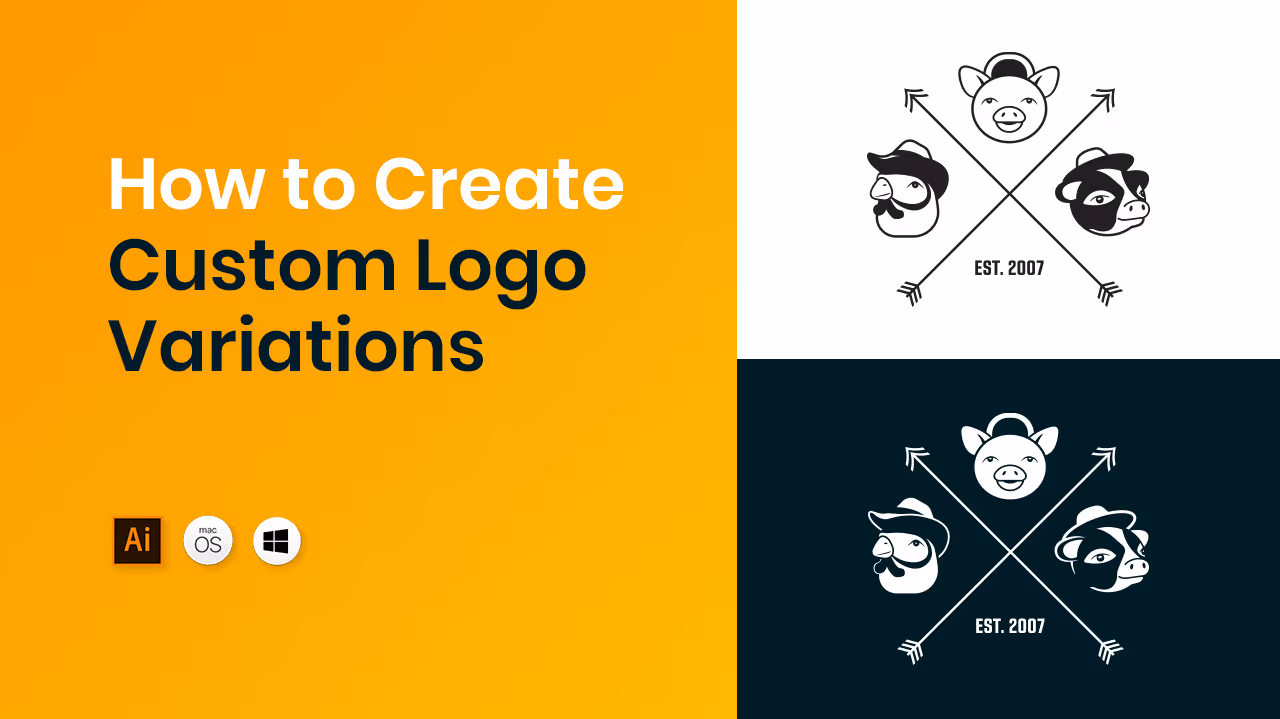 Export logos with shape overlap tutorial preview