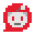 Red circular Reddit icon with white smiling alien face and antenna.