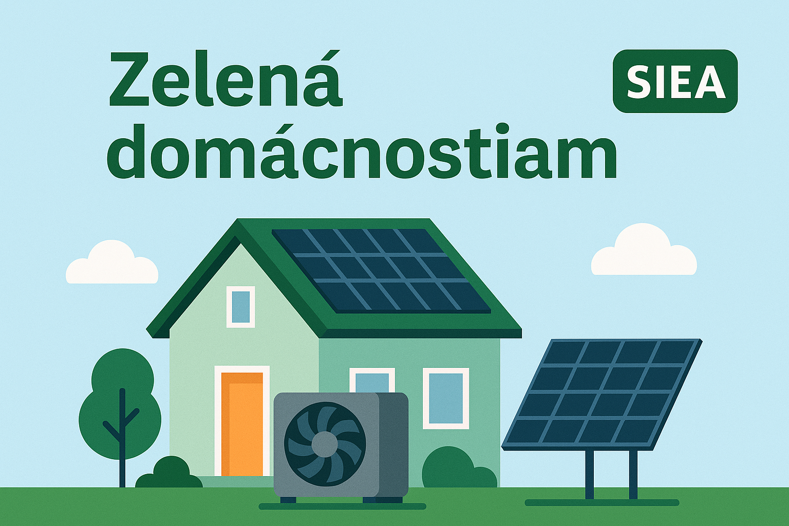 Zelená domácnostiam 2025: Štátna dotácia na tepelné čerpadlá pre domácnosti