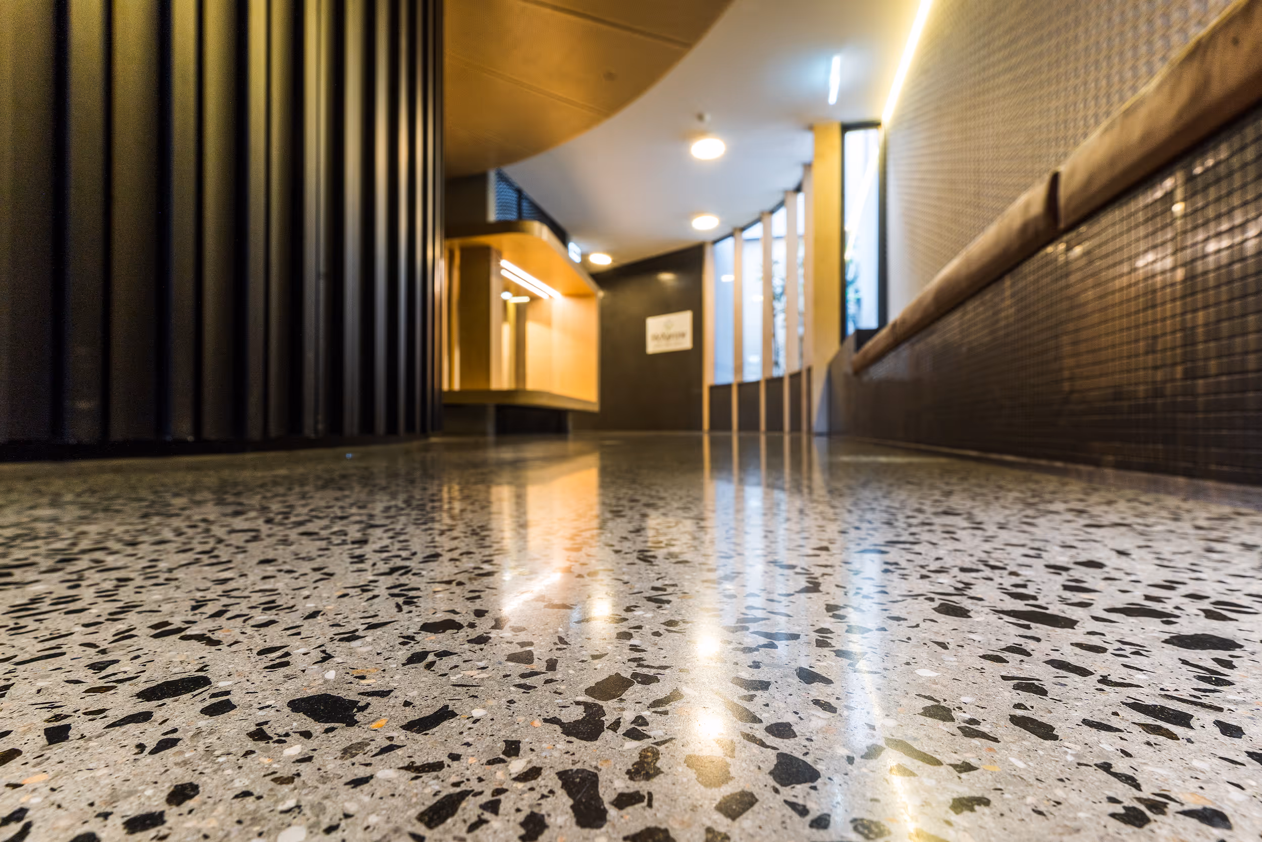 Flooring of an art gallery