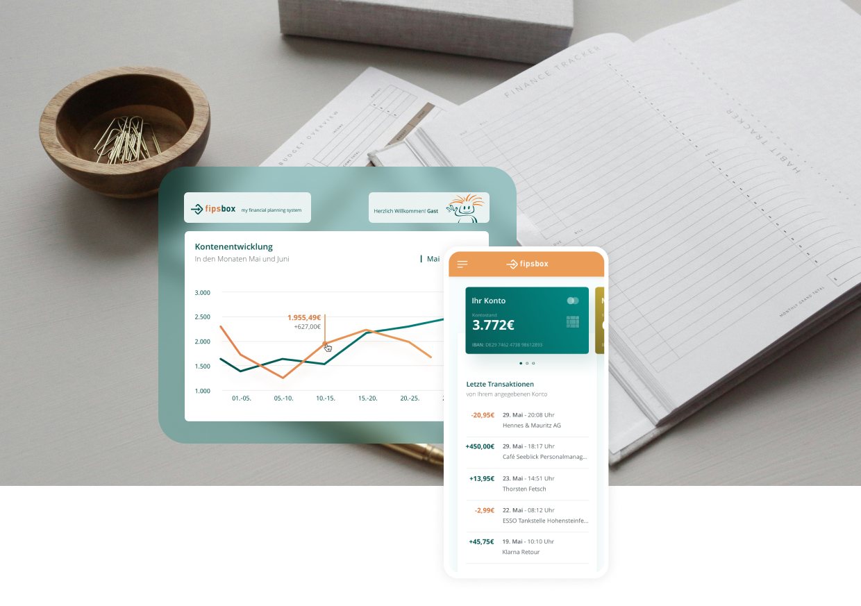 Multibanking Web-Applikation für creditPass, konzipiert von TEAM23