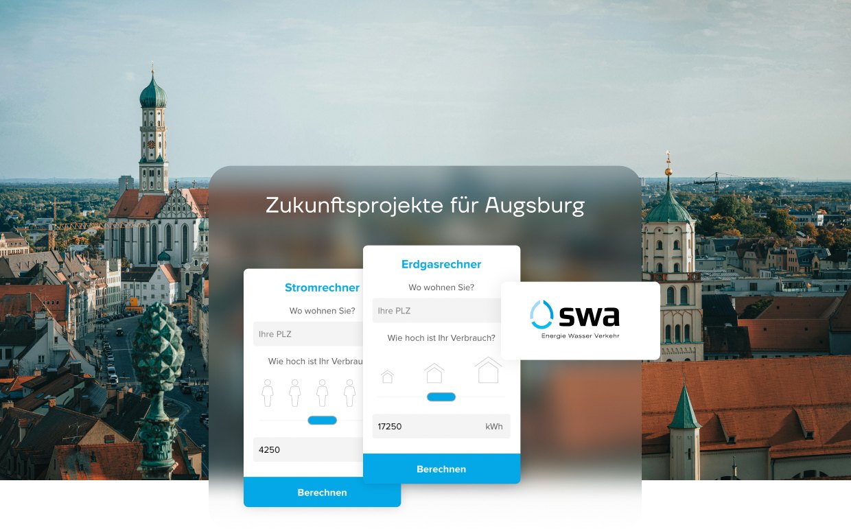 Screen aus dem Projekt Stadtwerke Augsburg