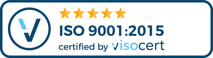 ISO 9001:2015 zertifiziert durch visocert