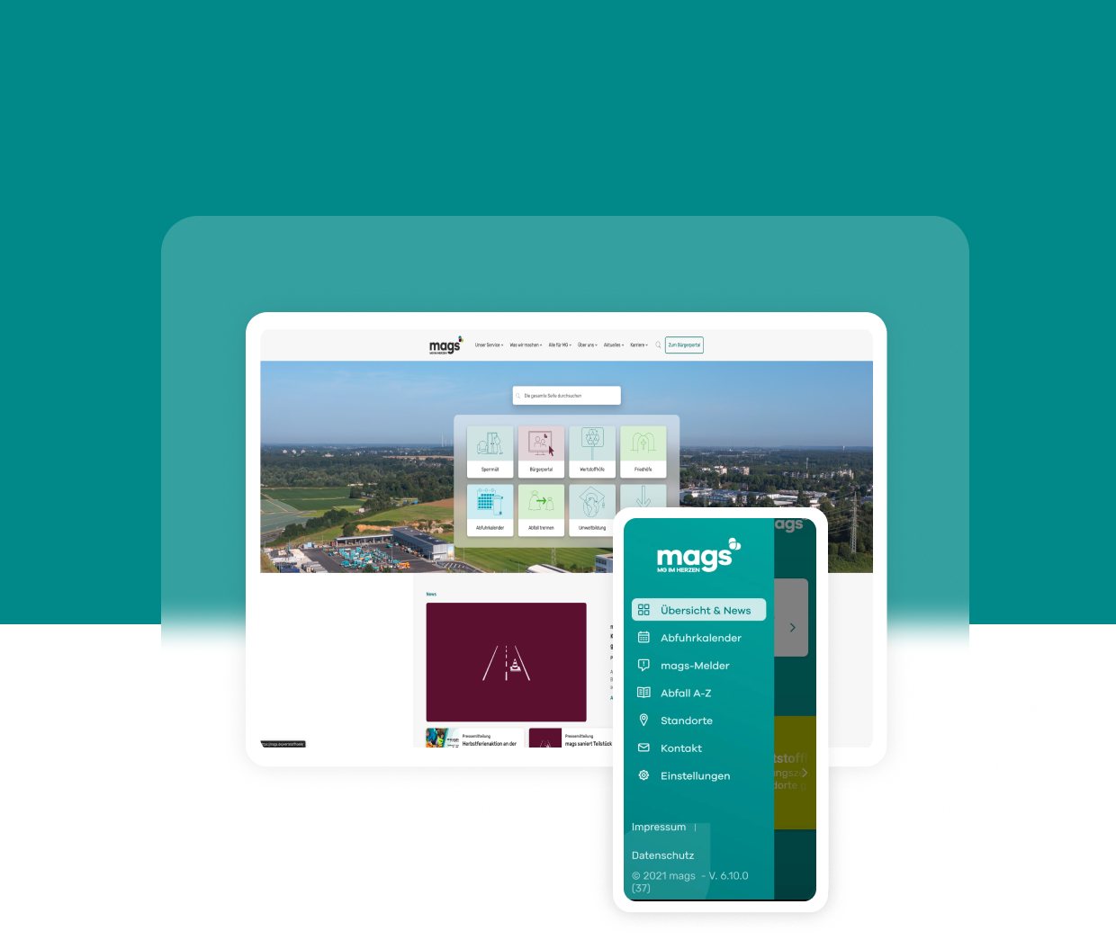 Barrierefreie Website von mags Mönchengladbach, umgesetzt von TEAM23