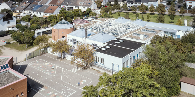 Referenz – Hirschacker Grundschule – Modulklassenraum
