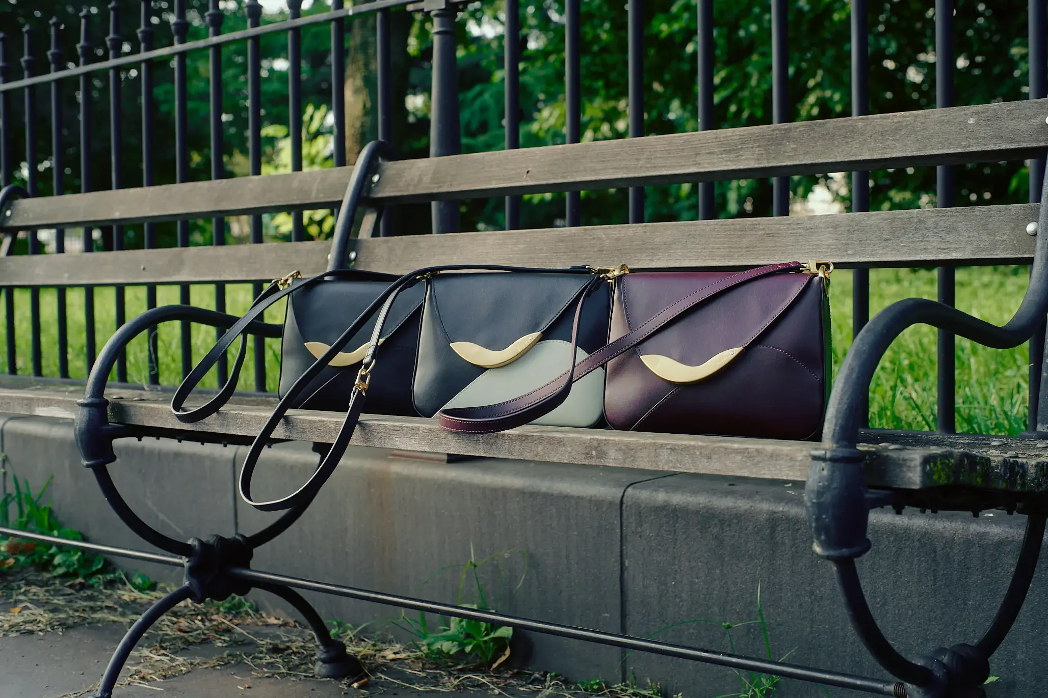 Fleurgrain Pomme shoulder bag crafted with Leap, a next-gen material based on apple pulp