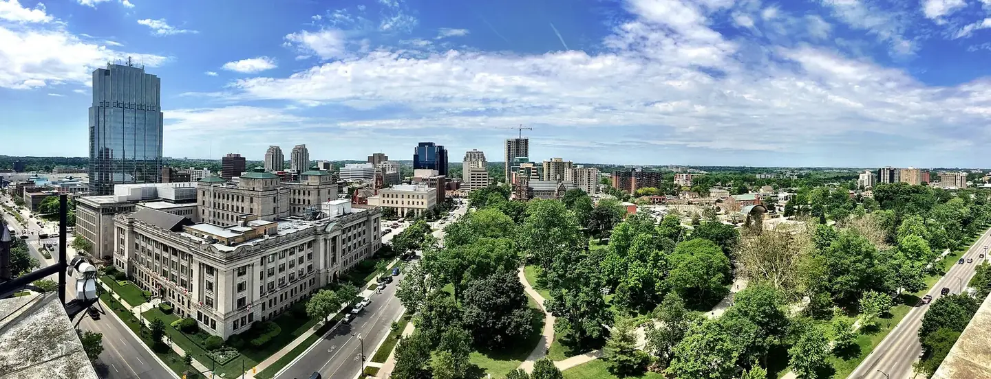 Downtown London, Ontario and Victoria Park