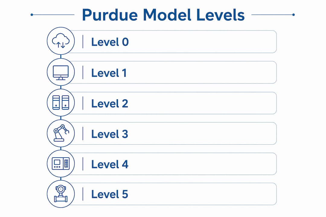 Infographic of Purdue Model levels