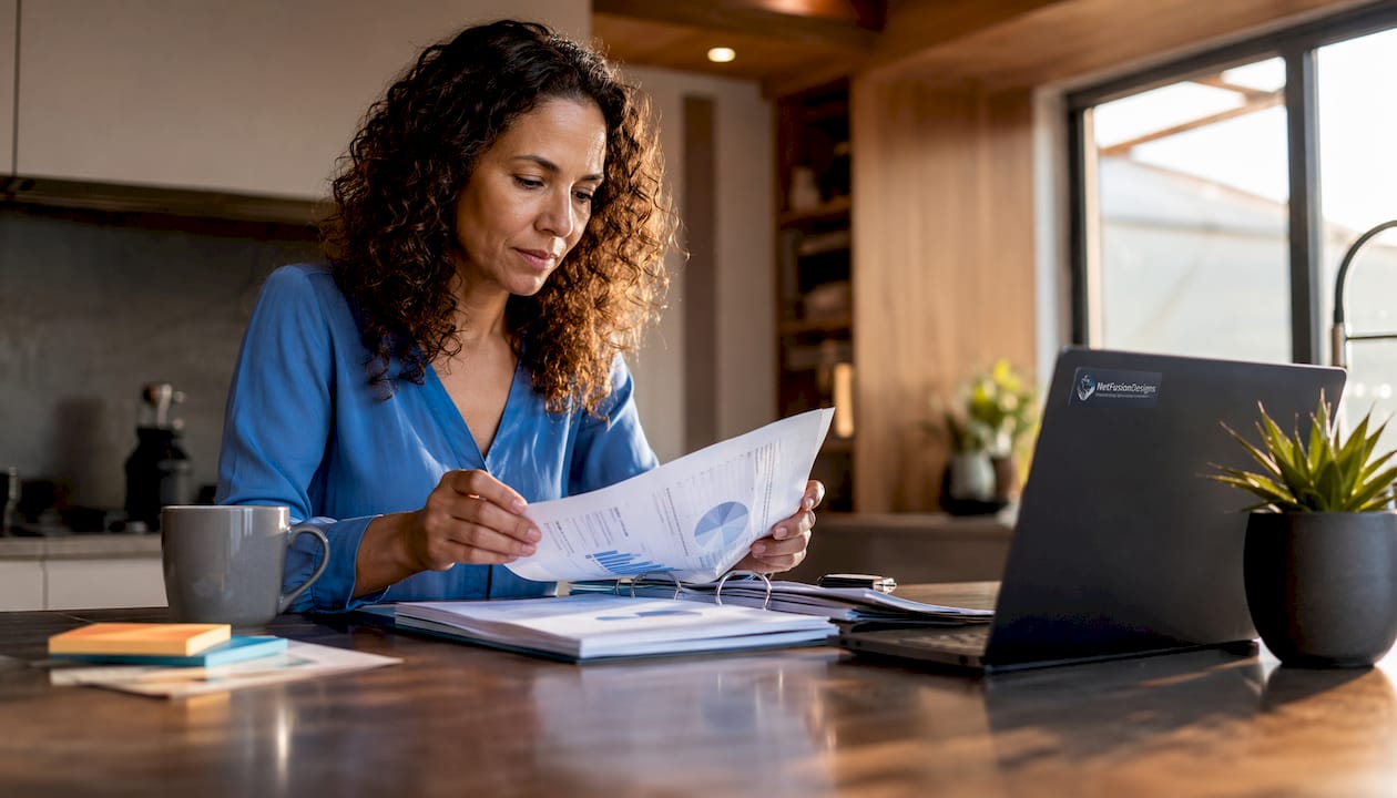 Professional woman reviewing nonprofit MSP documents