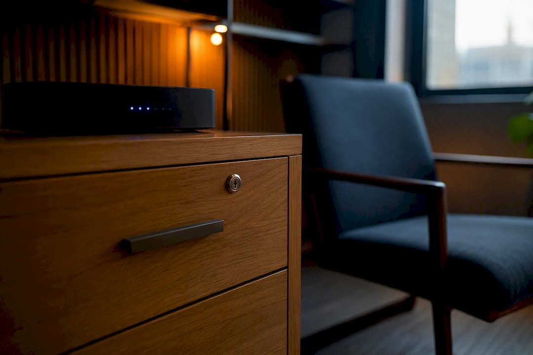 Secure office device and environment for cybersecurity alerts