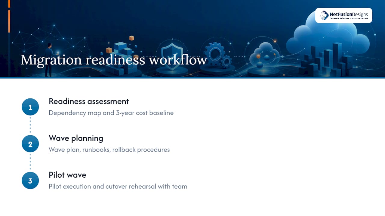 Get a readiness assessment before you commit to a migration date — overview diagram