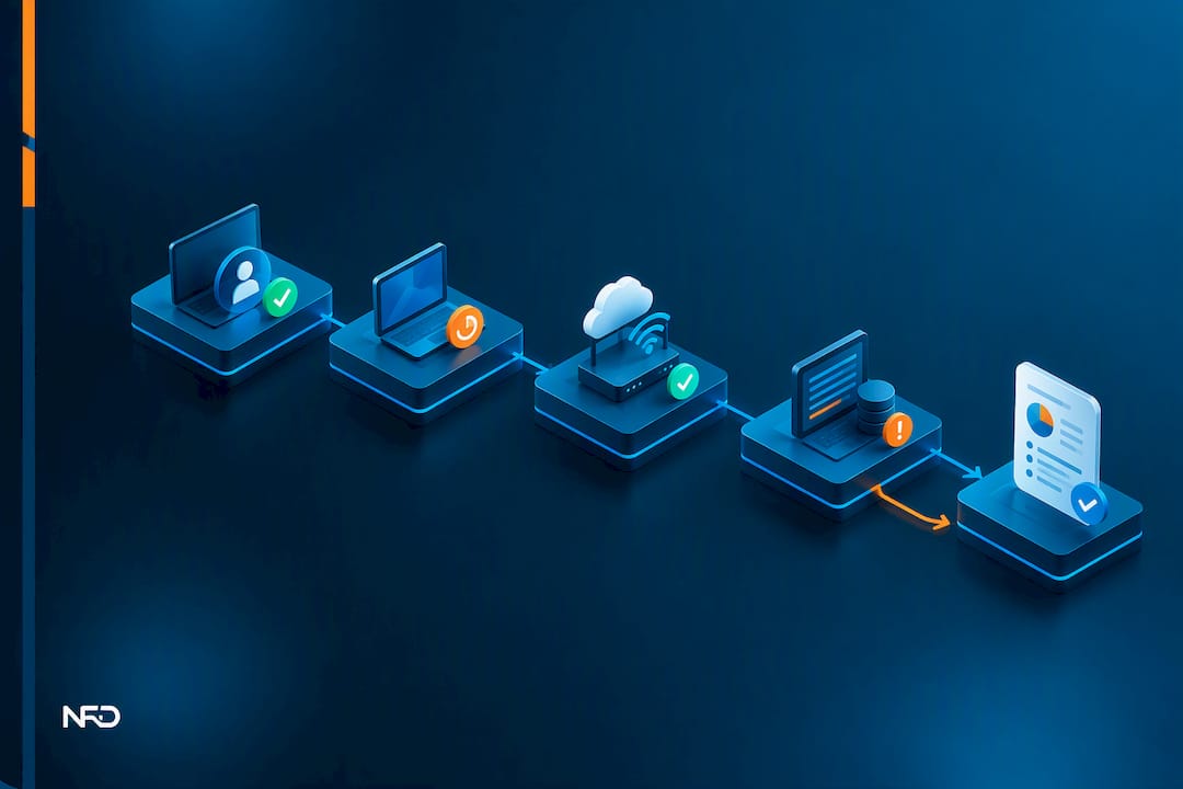 Autopilot failure triage flow illustration