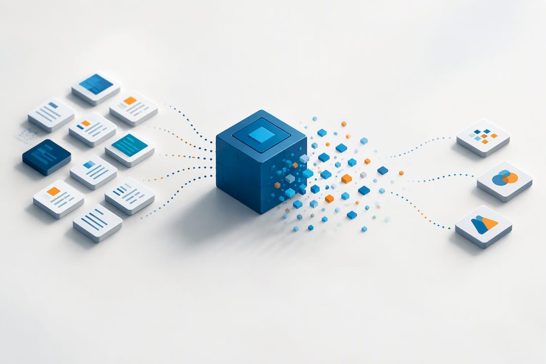 Illustration of generative AI traceability challenge