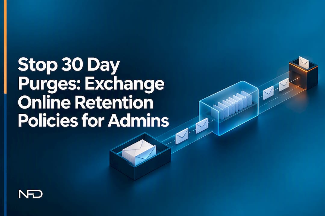 Email moving through recovery and purge stages