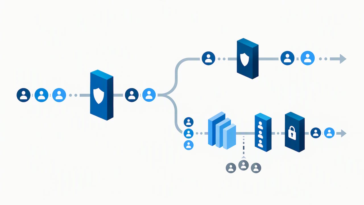 Security baseline branching into access policies