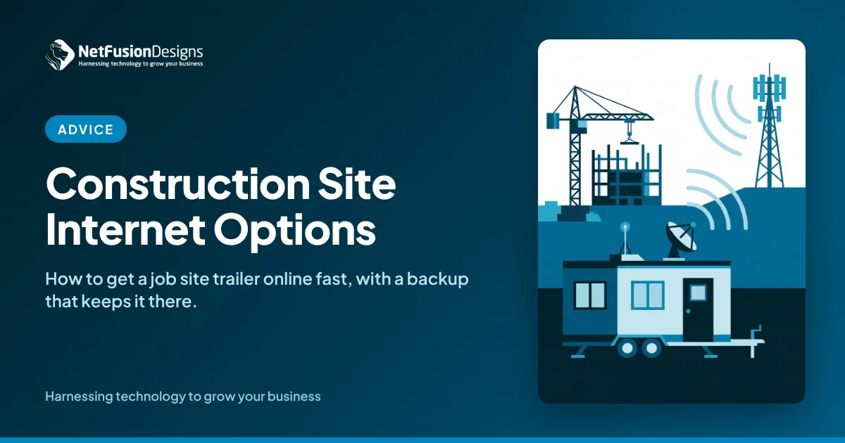 Construction Site Internet: How to Connect a Job Site Trailer