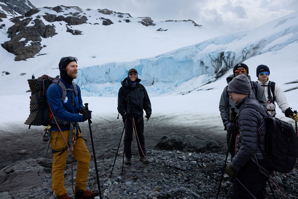 The season is underway, and our daily hikes have officially started. Despite some wet and cloudy days, the glacier and the fjord has been just as incredible to explore.