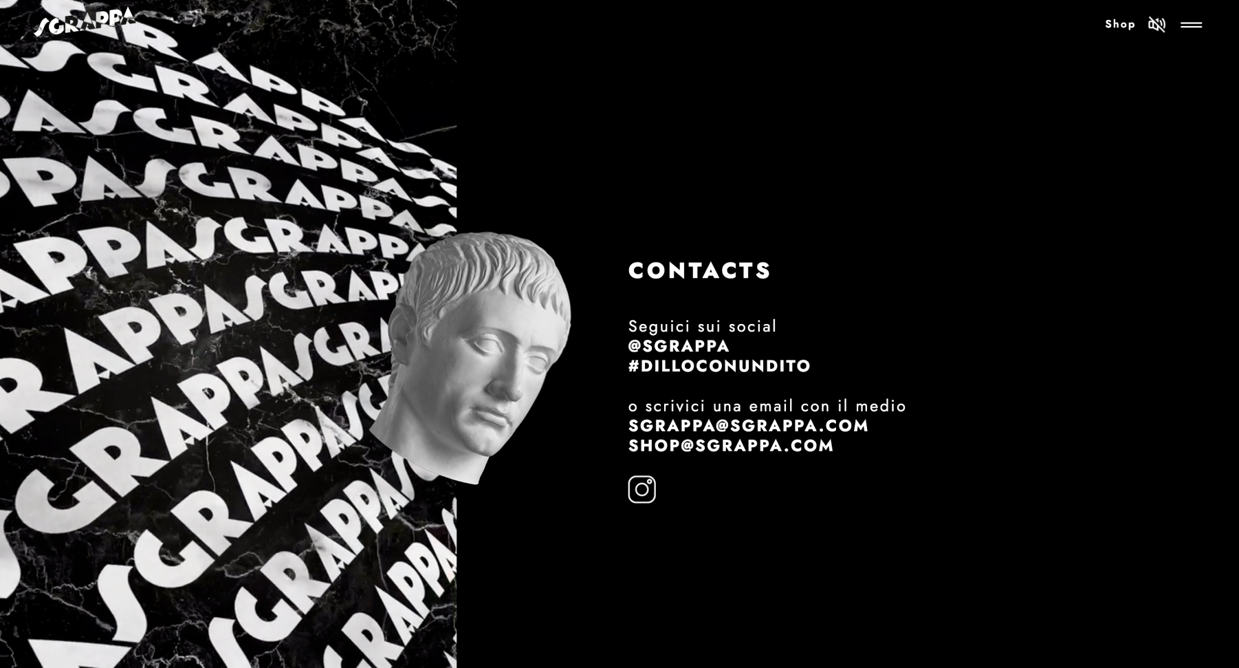 Sgrappa contact page