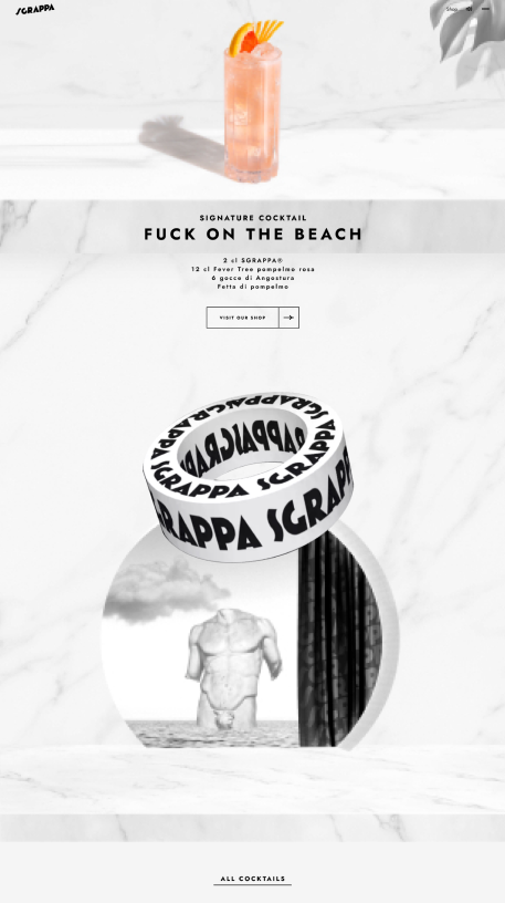 Sgrappa cocktail page