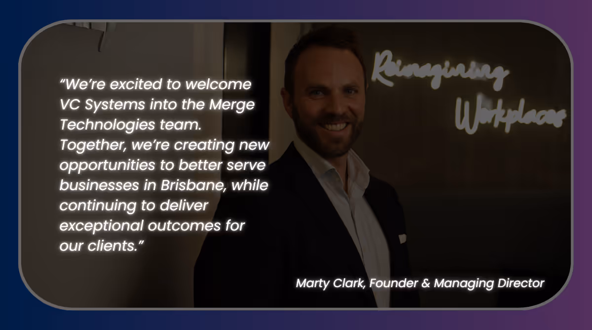 quote from marty clark on the acquisition of vc systems