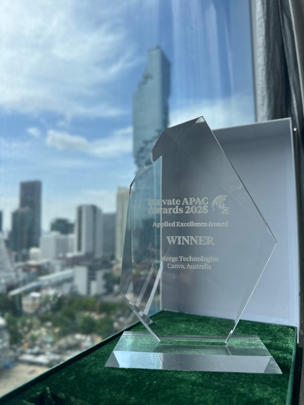 InAVate APAC 2025 Applied Excellence Winner Award, for Canva Australia