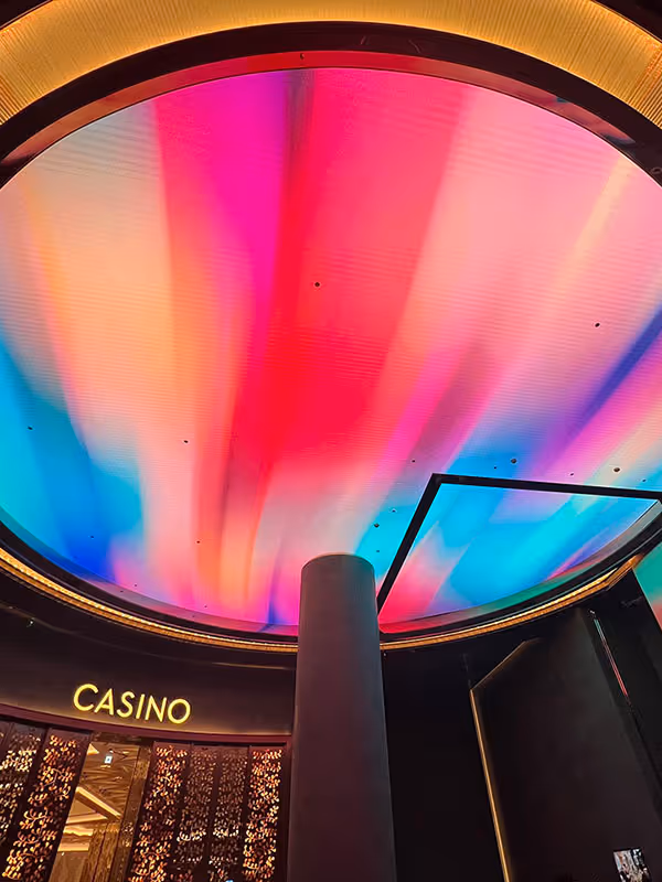 Custom round ceiling LED panel