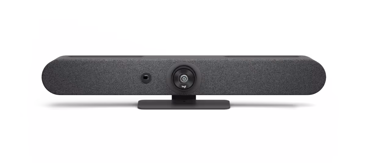 Logitech Rally Mini in graphite, front view