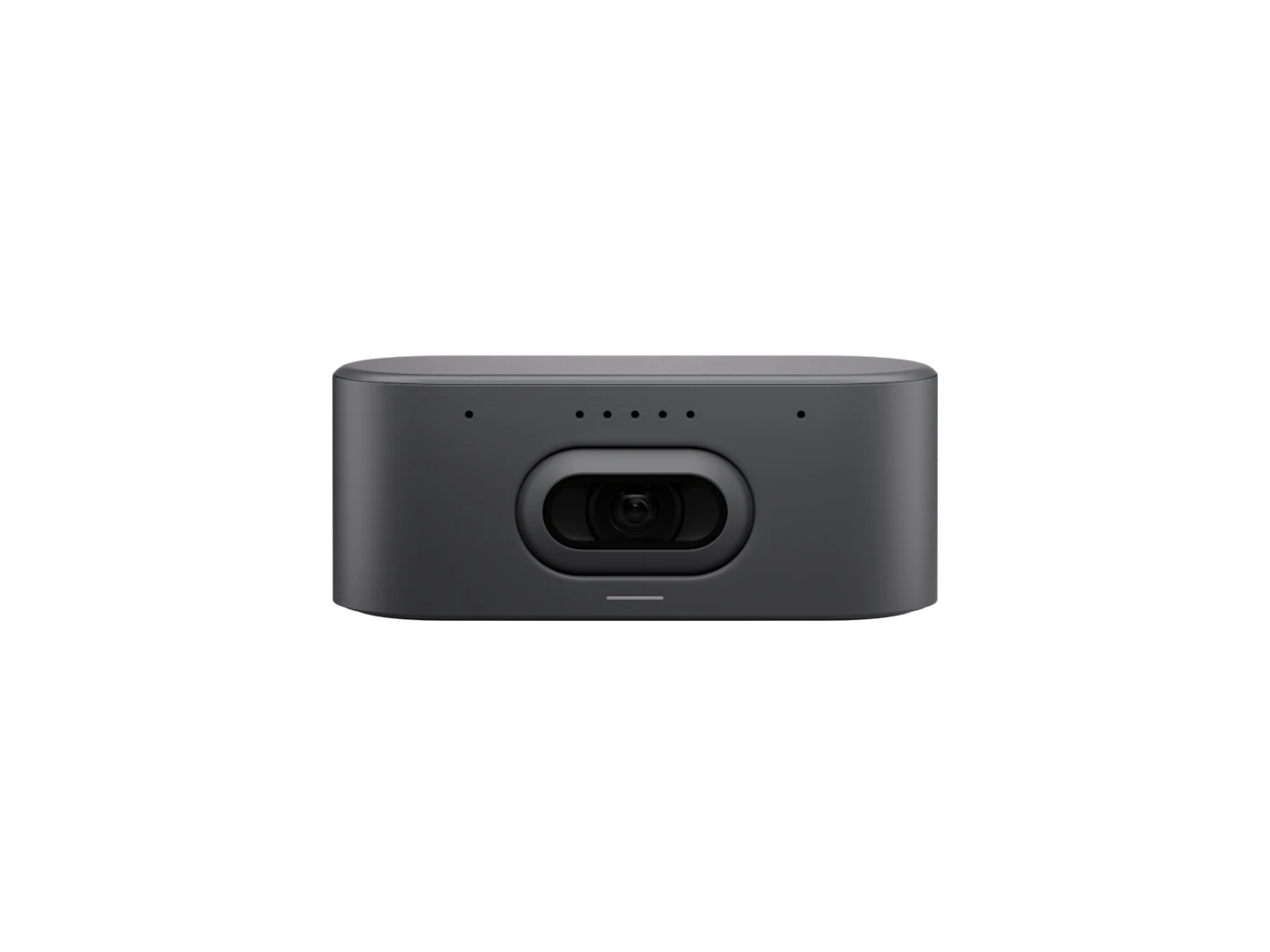 Logitech Rally AI Camera in graphite, front view