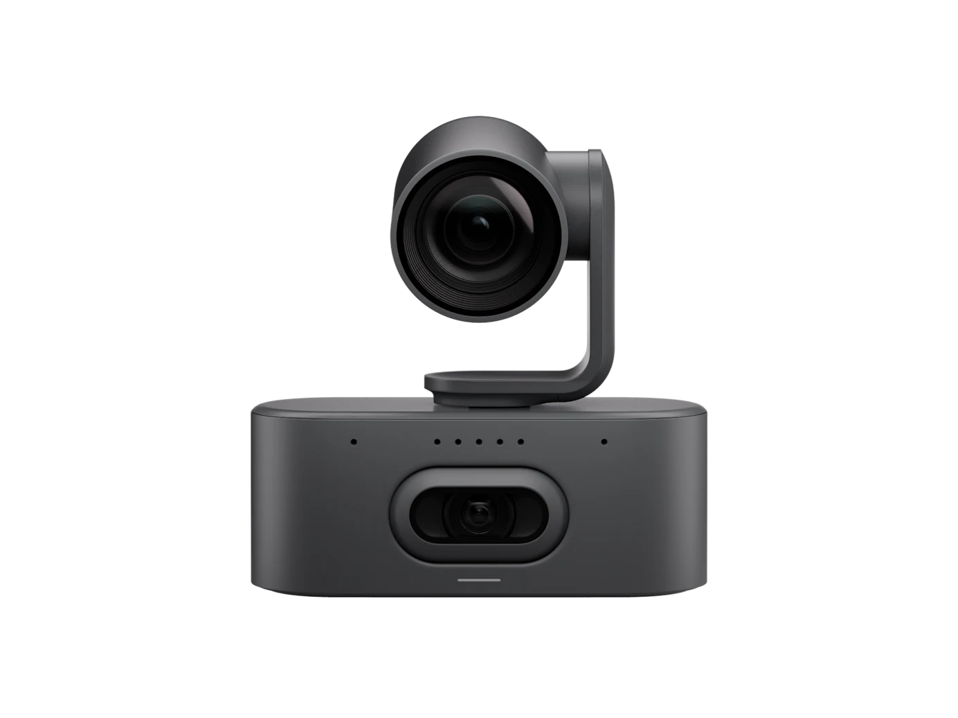 Logitech Rally AI Camera Pro in graphite, front view