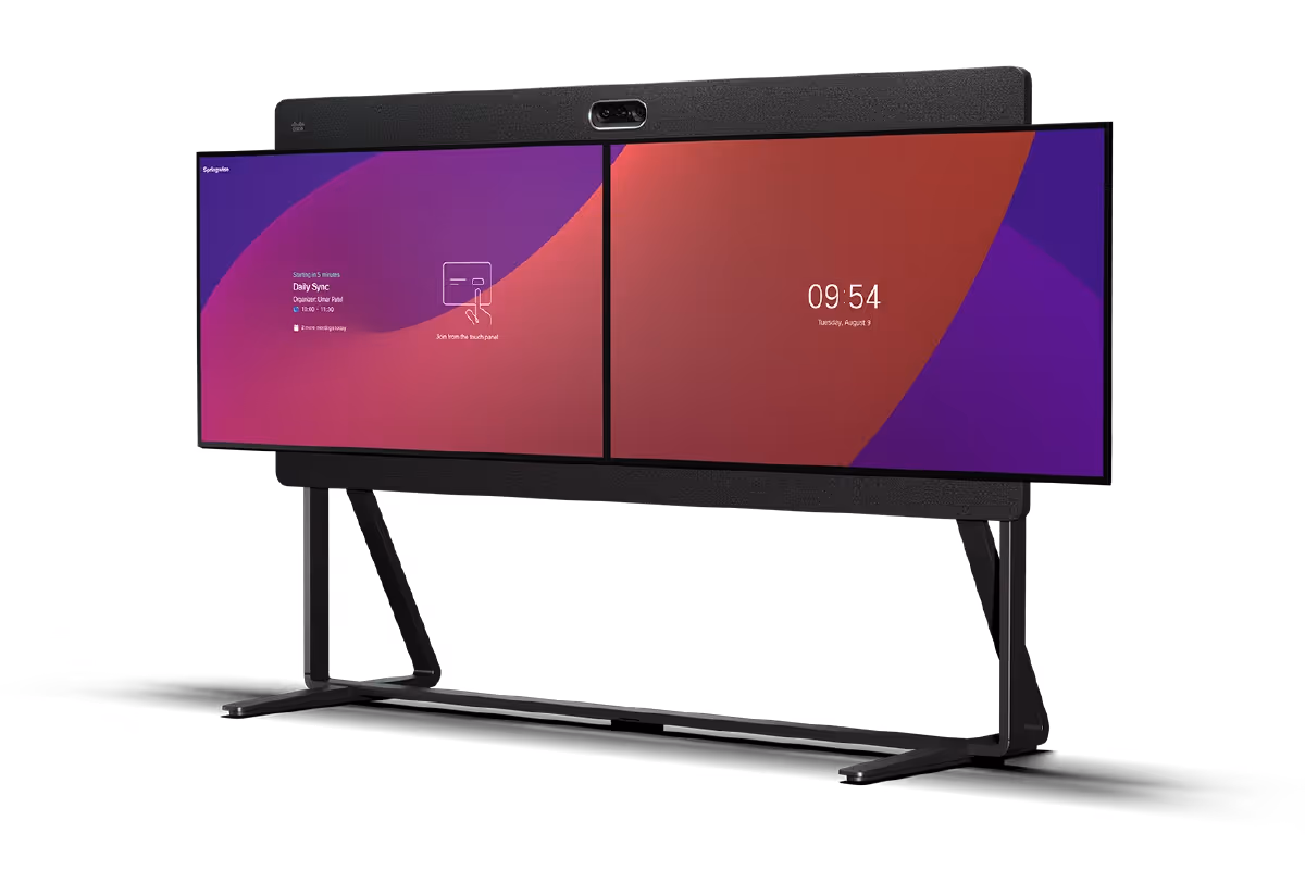 Cisco Room Kit EQX in black with floor stand