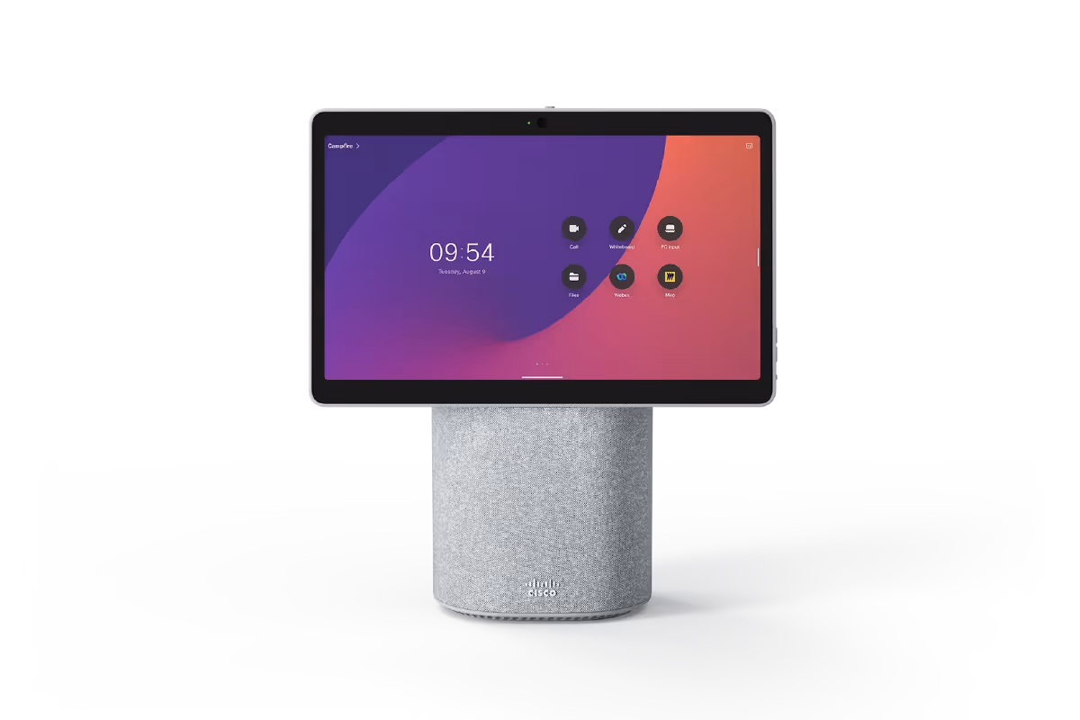 Cisco Desk Mini 15-inch display in First Light Gray