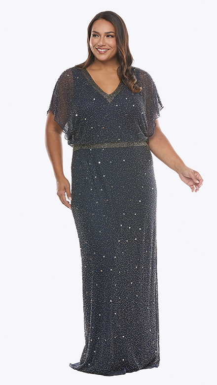 long beaded dress