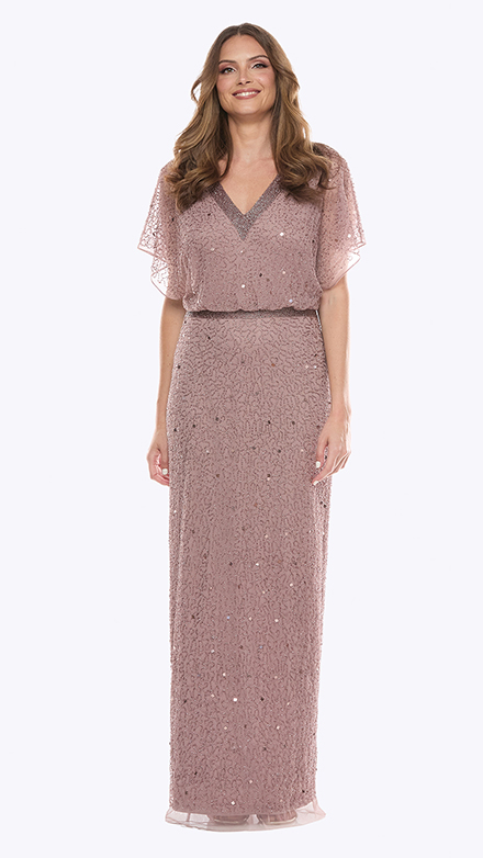 long beaded dress