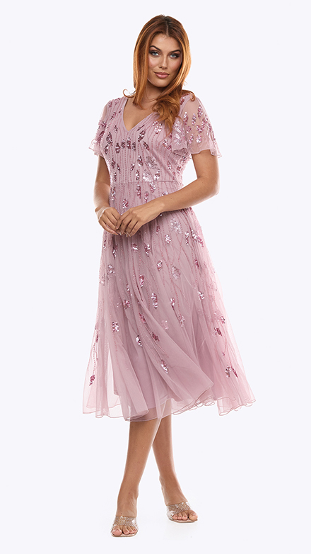 short beaded dress