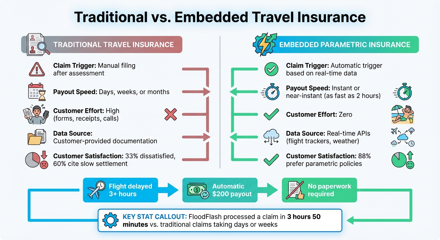 Traditional vs Embedded Travel Insurance: Claims Process Comparison