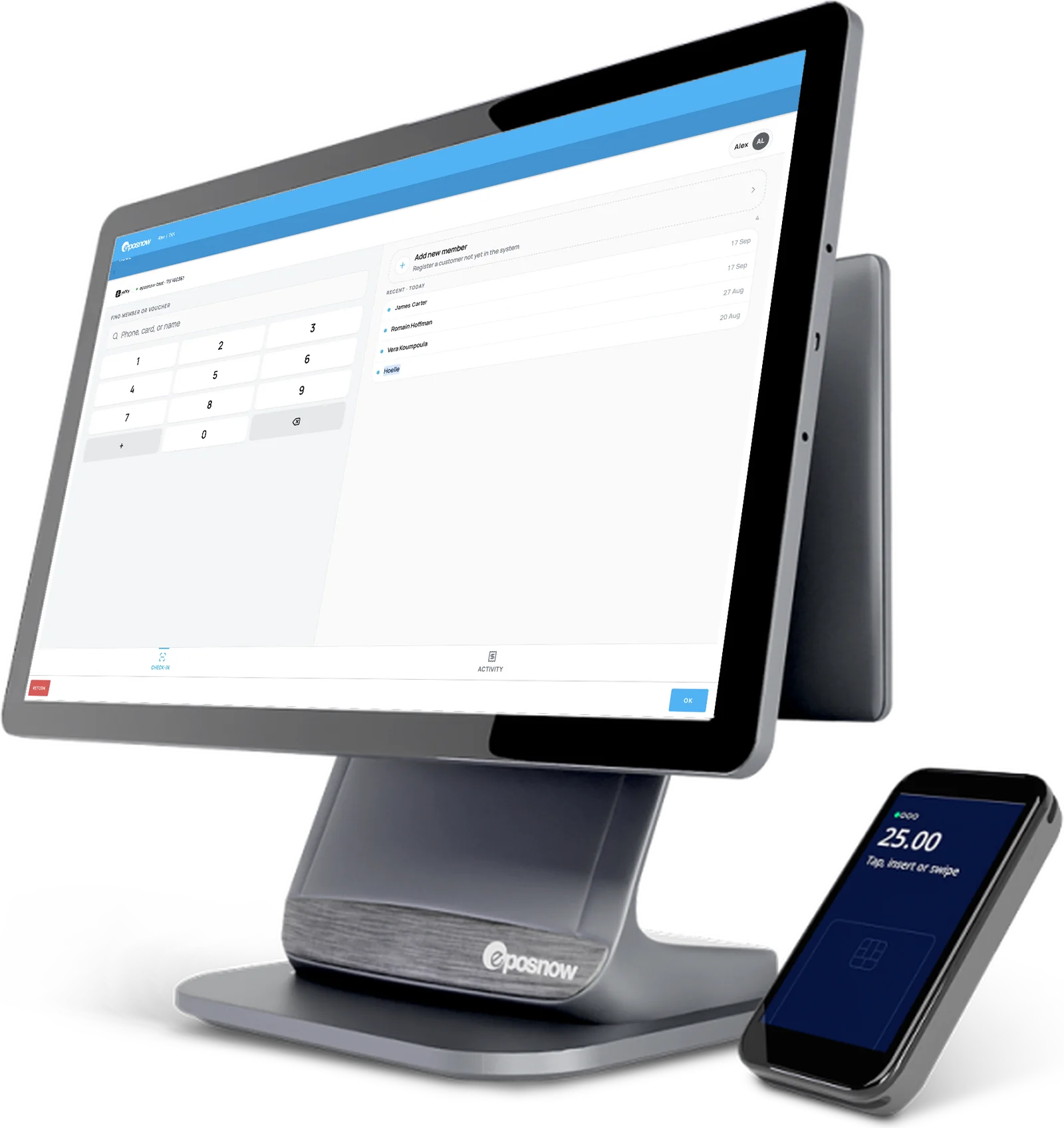 Eposnow pos with Yollty interface in it