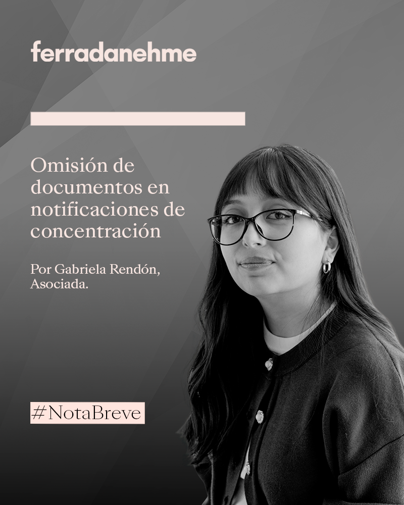Nota breve de Gabriela Rendón, asociada. 