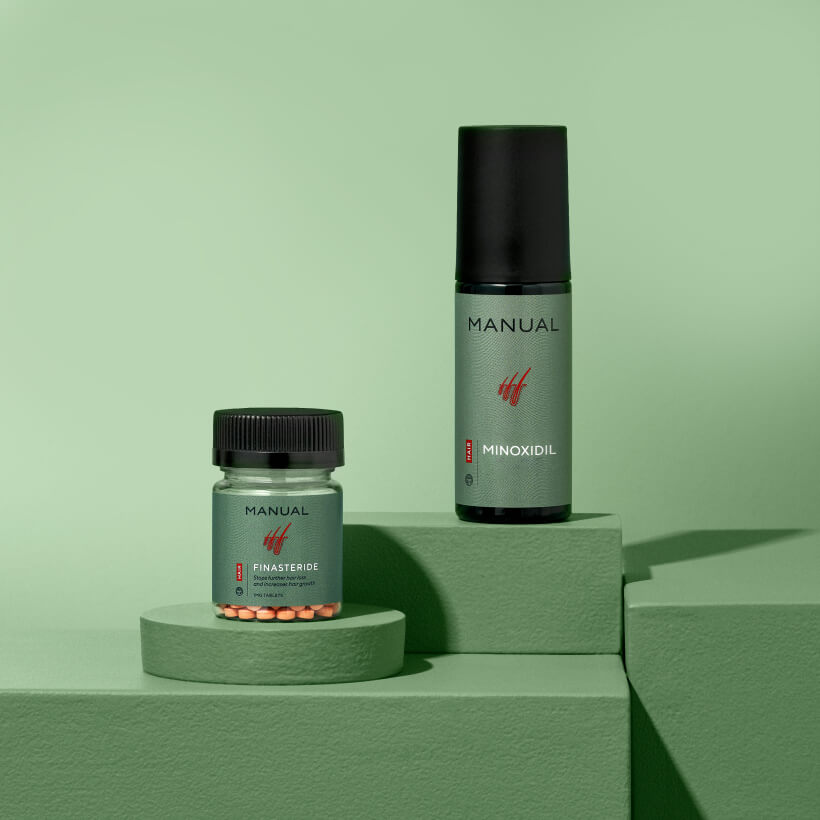 Manual hair loss treatment