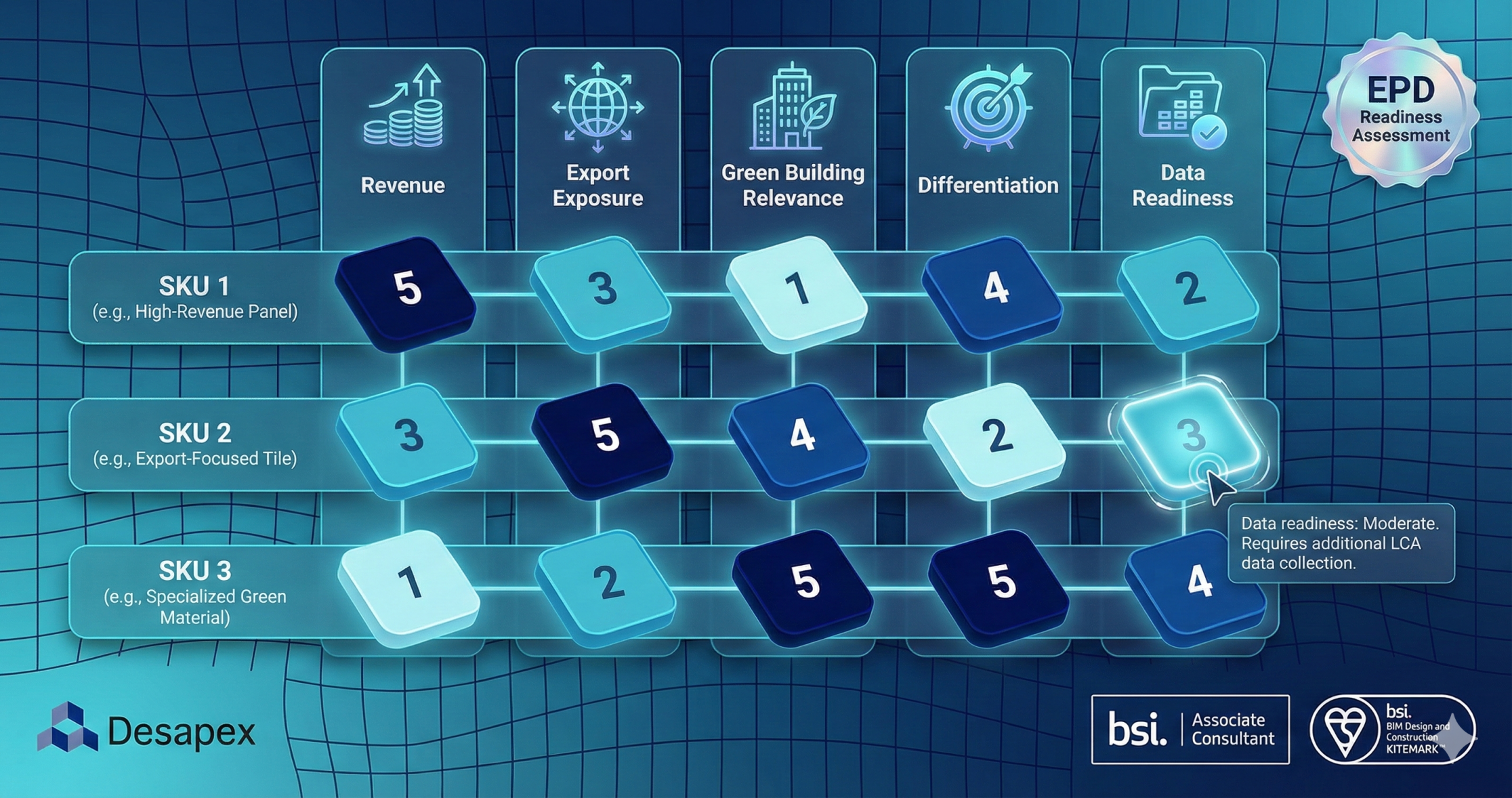 Priority scoring matrix (structure)