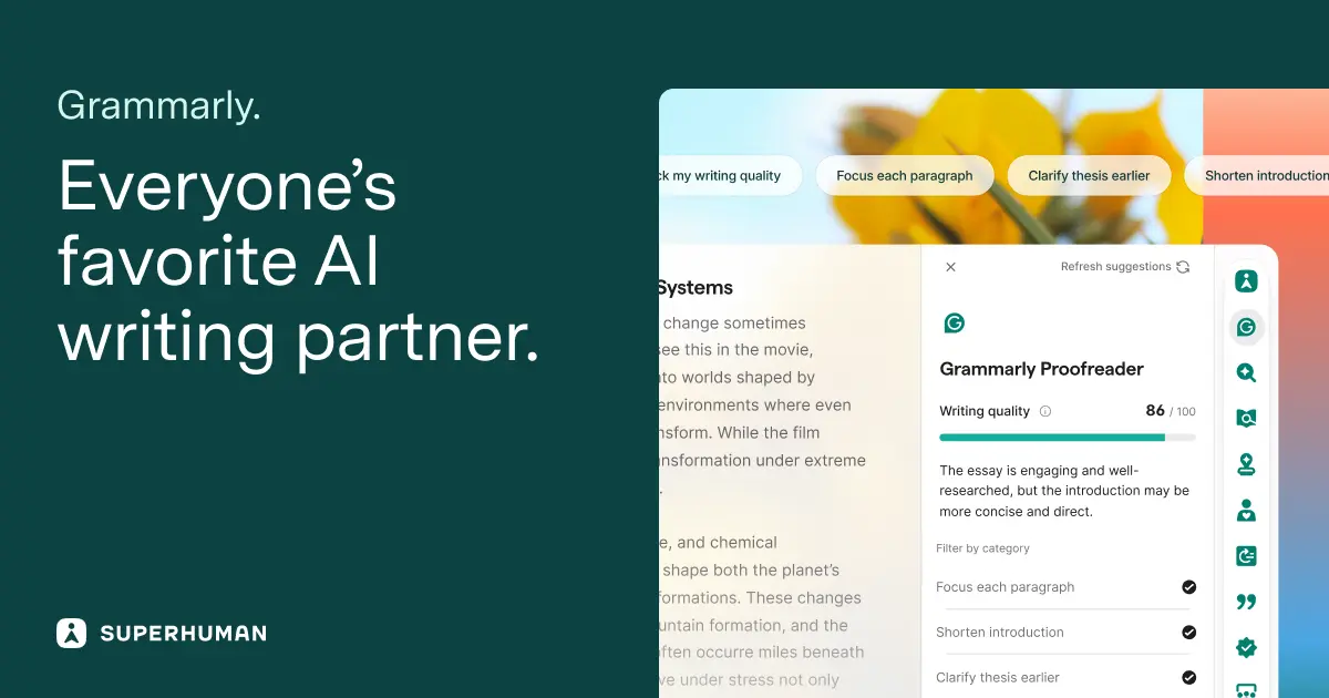 Grammarly by Superhuman
