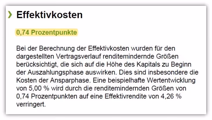 Effektivkosten Nettopolice Effektivkosten Condor Versicherung Basisrente (Rürup-Rente)