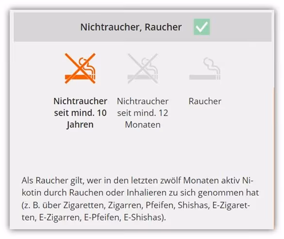 14. Dortmunder Risikolebensversicherung Raucher Nichtraucher