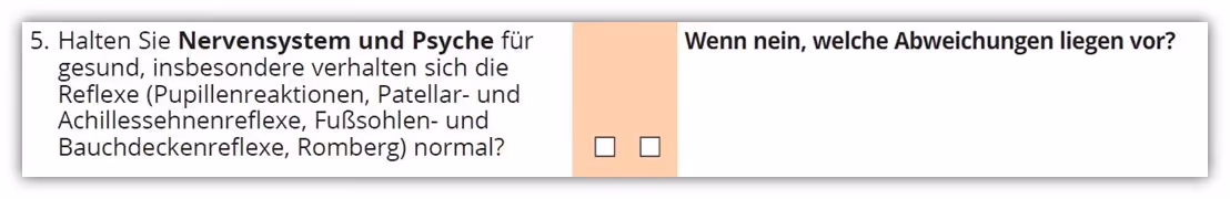 21. Dortmunder Risikolebensversicherung Frage Psyche