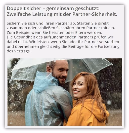 Dortmunder Risikolebensversicherung ohne Gesundheitsprüfung