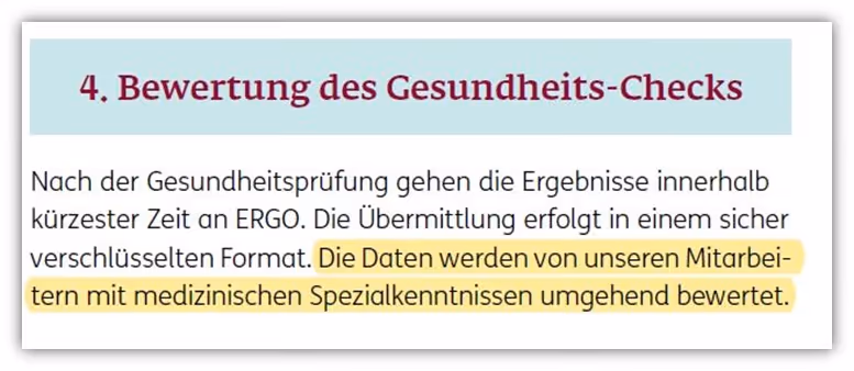 ERGO Risikolebensversicherung medial Service